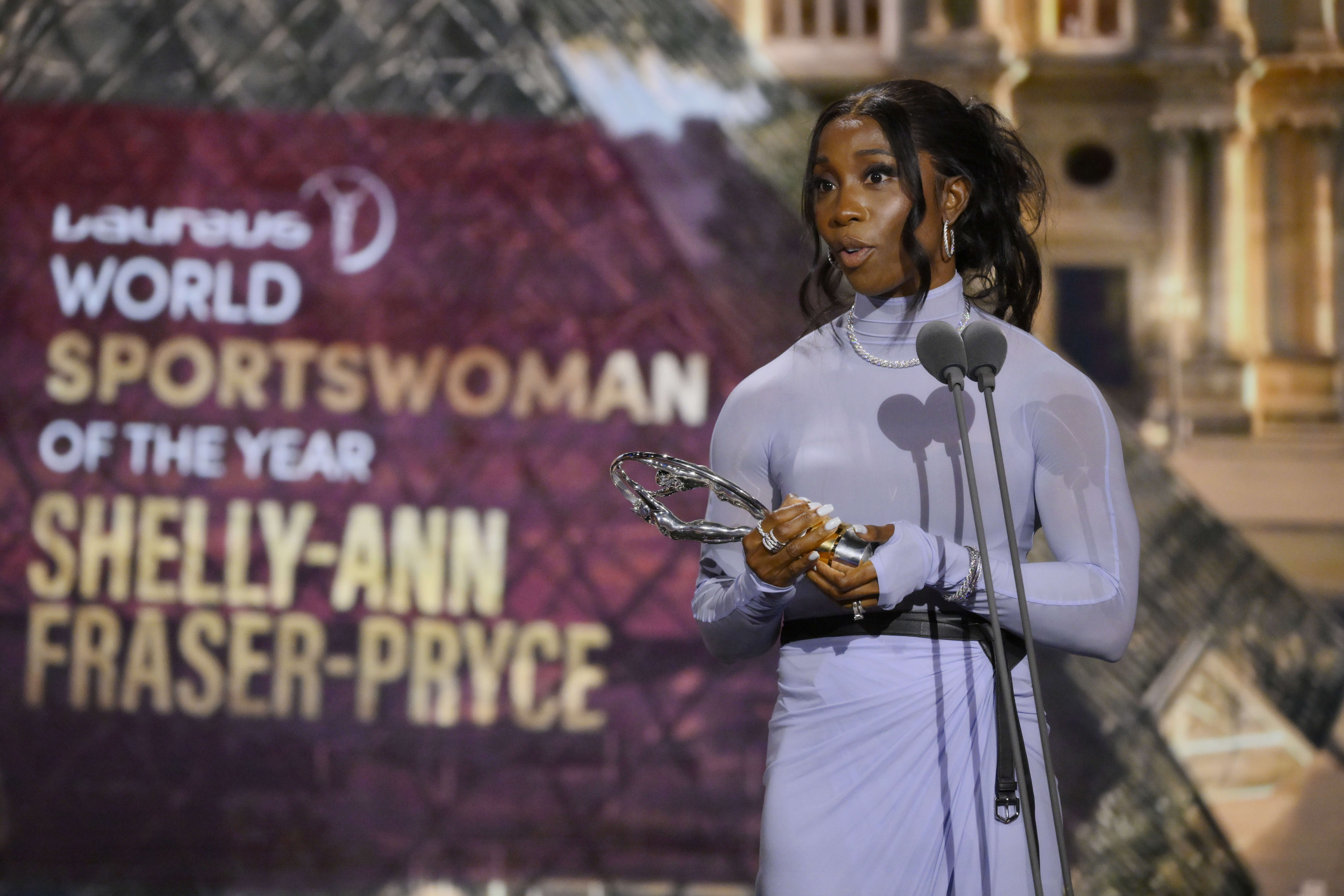 SHELLY-ANN-FRASER-PRYCE-LAUREUS-WORLD-SPORTSWOMAN-OF-THE-YEAR-2023-SPEECH